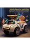 Sportster Ride On Car for Kids | Push Ride On Car with Music, LED Steering Wheel, & Horn - 2