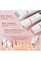 Bikini Trimmer for Women, 3-in-1 Painless Electric Razor for Pubic Hair, Waterproof Cordless Lady Shaver with LED Light, Travel Pouch & Easy Cleaning - 3