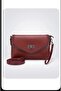 Women's Chain Detailed Covered Portfolio Hand and Shoulder Bag - 3