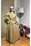 Liyana Cupra Fabric Buttoned Skirt Double Set |   Stylish Hijab Set - 2