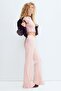 Flared rib-knit trousers - 3