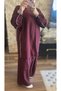 Women's Piping Detailed Zippered Hijab Double Set - 2