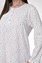 Plus Size 100% Cotton Long Sleeve Women's Nightgown - 3
