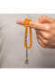 Silver Kazaz Tasseled Tight Amber Rosary - 2