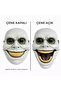 Horror Mask with Movable Jaw Mechanism Green