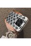 Poco X7 Compatible Silicone Edge Hard Back Case Couple Phone Case Brand Patterned - 3