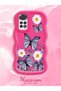 Redmi Note 11 Compatible Case Camera Protector Red Silicone Couple Phone Case Butterfly Pattern - 2