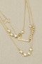 Vip Xuping Triple Loved Steel Necklace, Non-Tarnishing Steel Necklace 38+6 cm - 4