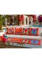 Carnaval 5 Piece Runner Set Raschel Velvet Mediterranean Decoration Set - 5