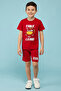 2 Pack Cars Print T-Shirt with Short Sleeves - 3