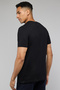 Typography Print T-Shirt with Crew Neck and Short Sleeves - 4