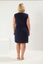 Women's Plus Size Sleeveless Shirt Collar Woven Dress %100 Cotton A-Line Cut Midi Length Daily Casual - 5