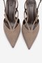 Armonia Mink Suede Tape Detailed Women's Heeled Shoes - 2