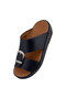 A E T Handmade Arabic Sandals For Men | Comfortable Outdoor Mens Slippers | Genuine PU Leather - 3