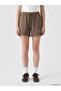 Brown California Printed Women's Shorts - 2