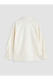 Ecru Gabardine Boys' Shirt Jacket - 2