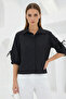 Women's Cotton Black Shirt - 7