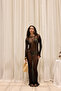 Posada Slim Fit Black Long Knitwear Dress - 6