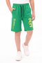 New York Print Detailed Boys' Double Pocket Capri Pants with Elastic Waist