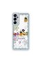 A15 4g Case Sweet Patterned Silicone Cover Compatible with Galaxy Models - Light Blue