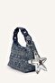 Women's Jean Navy Blue Crossbody Bag G7682Axns - 2