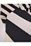Black Beige Verev Patterned Wrinkled Jersey Fabric Thin Flexible Soft Blouse & Dress Material 150X335Cm - 4