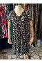 V-Neck Ruffle Dress - 2