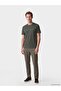 Crew Neck Printed Men's Combed Cotton T-Shirt - 2