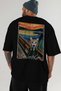 25 Cats for the Sake of Cat Love Printed Black Oversize T-Shirt 100% Cotton Unisex Cat Lover Premium Design - 6