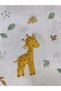 100% Cotton. Single Layer Patterned and Plain Muslin Baby Blanket - 5