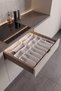 White Color 16 Piece Spoon Holder Hard Plastic Organizer Modular Box White - 3
