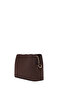 Women's Brown Long Strap Printed Crossbody Bag 26Pbd274626 - 5
