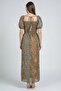 Women Animal Print Maxi Dress, Multicolor - 4