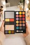 26-Color Mirrored Makeup Palette with Matte and Glitter Eyeshadow Highlighter, Double-Sided Applicator Included - 3