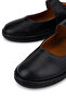 Women's Genuine Leather Black Comfort Shoes - 3
