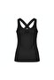 Women's Black Functional Top with Crossed Straps - 3