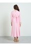 Girls Embellished V Neck Layered Dress - 4