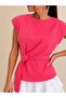 Women's Sleeveless Drape Detailed Blouse - 3