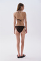Women's Brown Tie-Up Bikini Bottom - 2