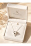 Dried Flower Insertable Bouquet Necklace – Silver Color Unisex Necklace - 4