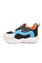 Black-Orange Mesh Lightweight Velcro Baby Sports Shoes Luna B - 4