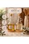 Set of 2 1000ml Glass Oil Bottles with Wooden Stands and Wooden Lids, Sunflower/Olive Oil Labels - 2
