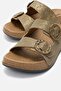 Double Buckle Women's Slippers Vison - 3