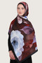 Bursa Silk Shawl - Sapphire Garden Series - - 3