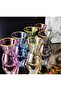 Waterfall Rainbow Special Design 12 Piece Colorful Gold Detailed Tea Set - 4