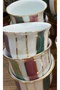 Raduga Porcelain Hand-Painted 6-Piece Mirra Cup Set (Only Cup Without Handle) - 3