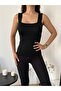 Women's Ultra Premium Soft Square Neck Strap Knitwear Bodysuit - 2