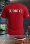 Turkey Men's T-Shirt Red 100% Cotton-National Team Sports Flexible Dri-Fit T-Shirt - 2