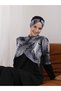 Fully Covered Water-Repellent Quick-Drying Colorful Butterfly Model Plus Size Hijab Swimsuit Set - 7
