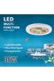 36W LED Multi-Function Ceiling Fan Light With Remote Control, Dimmable, 3 Wind Speeds, Timer, White - 7